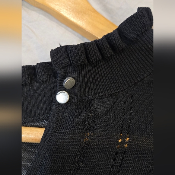 NWT Ted Baker Black Knit Dress - Picture 4 of 8